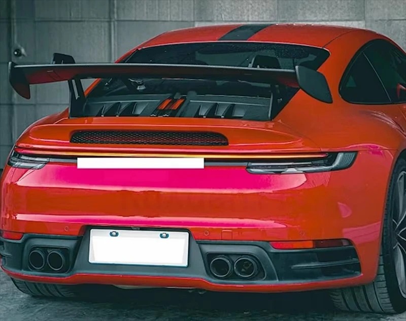 High Quality Carbon Fiber Resin Primer 992 GT3 Style Rear Wing Panel for 992 Car Parts Spoiler Body Kit